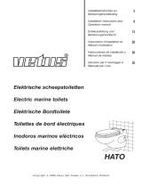 Vetus Electric marine toilet type HATO Guida d'installazione