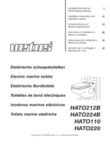 Vetus Electric marine toilet type HATO2 Guida d'installazione