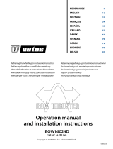 Vetus BOW16024D Guida d'installazione