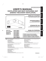 Mitsubishi Heavy Industries SAF800E7 Manuale utente