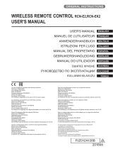 Mitsubishi Heavy Industries RCN-EK2 Manuale utente