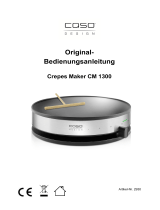 Caso Design CM 1300 Crêpes-Maker Istruzioni per l'uso