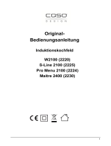 Caso Design Einzel- Induktionskochfeld "ProMenu 2100" Istruzioni per l'uso
