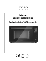 Caso TO 32 electronic oven Istruzioni per l'uso