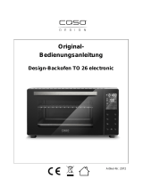 Caso TO 26 electronic oven Istruzioni per l'uso