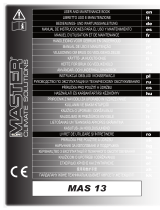 Master MAS 13 Manuale del proprietario