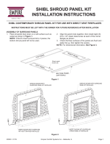 White Mountain Hearth Shibl Shroud Panel Kit Manuale del proprietario