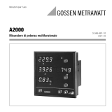 Gossen MetraWatt A2000 Istruzioni per l'uso