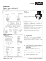 Danfoss DST X510 Rotary position sensor Guida d'installazione
