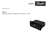 Danfoss ERC 211 Digital controller for refrigeration and defrost, 1 relay Guida d'installazione