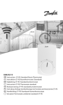 Danfoss CF-RS Standard Room Thermostat Guida d'installazione
