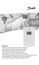 Danfoss CF-RD Room Thermostat Guida d'installazione