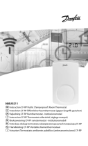 Danfoss CF-RP Public (Tamperproof) Room Thermostat Guida d'installazione