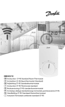 Danfoss CF-RS Standard Room Thermostat Guida d'installazione