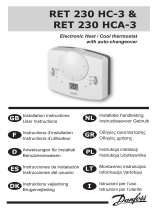 Danfoss RET230 HC3 and RET230 HCA Guida d'installazione