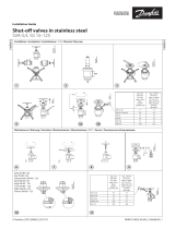 Danfoss Stop valves in stainless steel SVA-S/L SS 15-125 Guida d'installazione