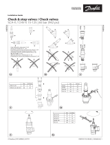 Danfoss Check & stop valves and Check valves SCA-X and CHV-X 15-125 (65 bar) Guida d'installazione