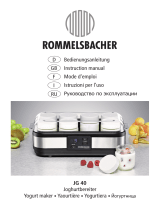 Rommelsbacher JG 40 Manuale utente