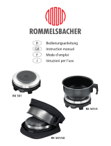 Rommelsbacher RK 501/S Manuale utente