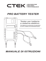 CTEK PRO Battery Tester Manuale del proprietario