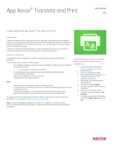 Xerox Translate and Print App Guida d'installazione