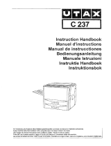 Utax C 237 Istruzioni per l'uso