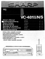 Sharp VC-481 Manuale del proprietario
