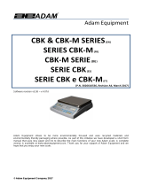 Adam Equipment CBK CBK-M Manuale utente