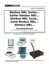 Adam Equipment Nimbus NBL Serie Manuale utente