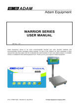 Adam Equipment WARRIOR Manuale utente