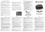 Caliber CAM401E Manuale del proprietario