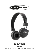 Caliber MAC301 Manuale del proprietario