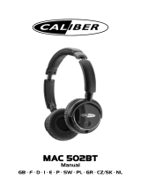Caliber MAC501BT-W Manuale del proprietario