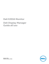 Dell E2016 Guida utente