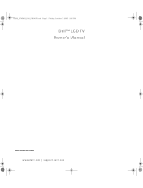 Dell LCD TV W3706MH Manuale del proprietario