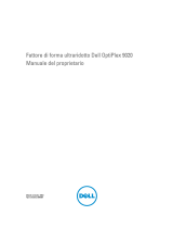 Dell OptiPlex 9020 Manuale del proprietario