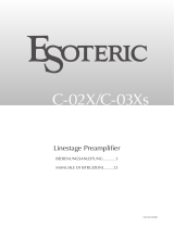 Esoteric C-02X Manuale del proprietario