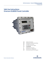 Remote Automation Solutions DL8000 Preset Controller Istruzioni per l'uso