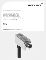 AVENTICS Vacuum/pressure switch PE6, 3-pin Manuale del proprietario