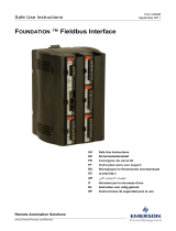 Remote Automation Solutions Foundation Fieldbus Interface Istruzioni per l'uso