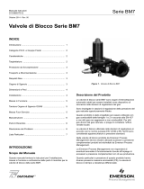 Tartarini BM7 Valvole di Blocco Manuale del proprietario