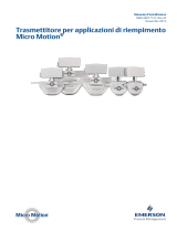 Micro Motion Trasmettitore per applicazioni di riempimento-FILLING MASS Guida d'installazione
