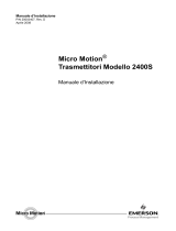 Micro Motion Trasmettitori Modello 2400S Guida d'installazione