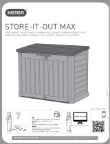 Keter STORE IT OUT MAX GREEN SI 1200L Manuale utente