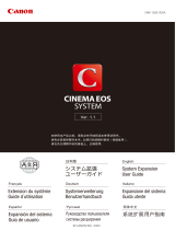 Canon Cinema EOS System Manuale utente