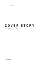iRiver Cover Story Manuale utente