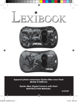 Lexibook SPIDER-MAN DIGITAL CAMERA WITH FLASH Manuale del proprietario