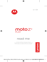 Manual de MOTO Z2 Play Istruzioni per l'uso