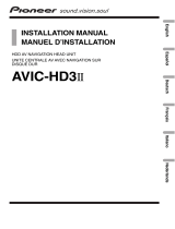 Mode AVIC HD3 II Manuale del proprietario