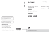 Sony SLT-A33Y Manuale del proprietario